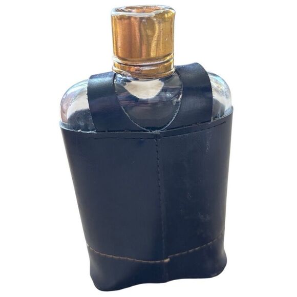 Dante Glass Flask Naugahyde Case - Picture 3 of 7